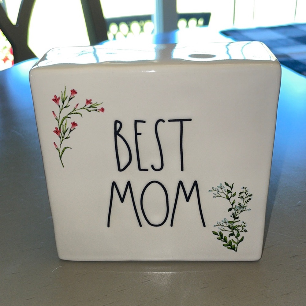 Rae Dunn Best Mom Ever Block